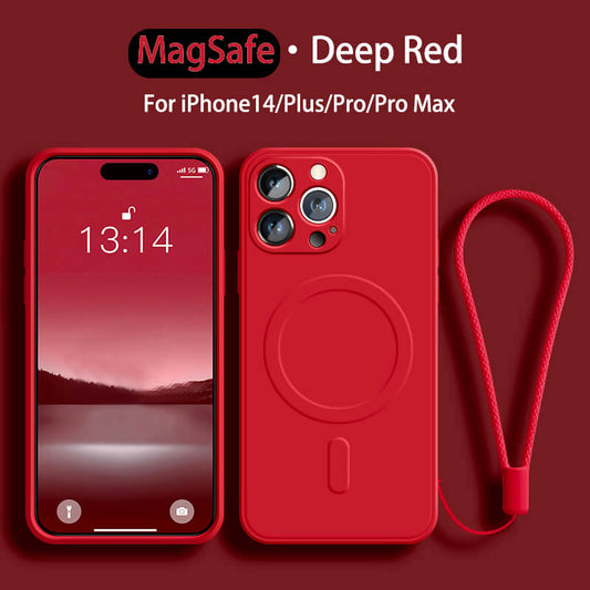 MagSafe Liquid Silicone Phone Case For iPhone14 Pro