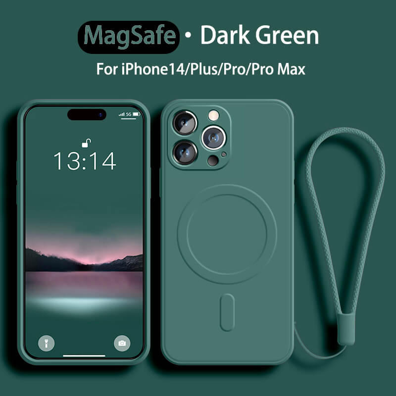 MagSafe Liquid Silicone Phone Case For iPhone14 Pro