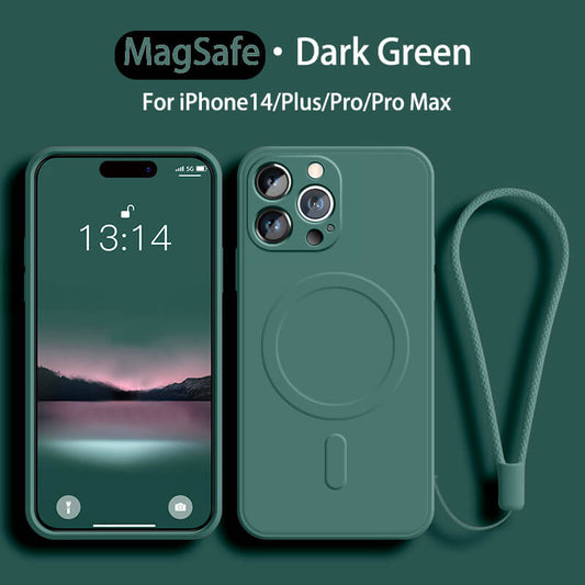 MagSafe Liquid Silicone Phone Case For iPhone14 Pro