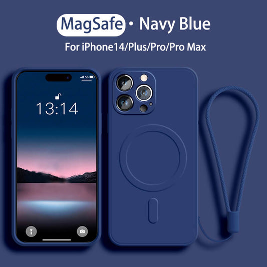 MagSafe Liquid Silicone Phone Case For iPhone14 Pro