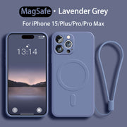 MagSafe Liquid Silicone Phone Case For iPhone 15 Series