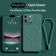 MagSafe Liquid Silicone Phone Case For iPhone 15 Series