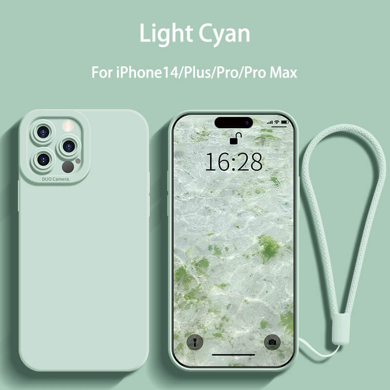 Protect Camera Liquid Silicone Phone Case For iPhone14 Pro Max
