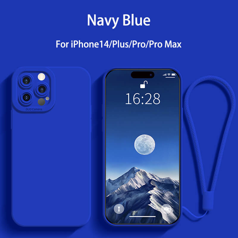 Protect Camera Liquid Silicone Phone Case For iPhone14 Pro Max