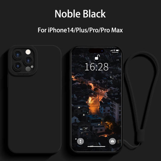 Protect Camera Liquid Silicone Phone Case For iPhone14 Pro Max